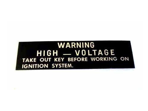 Air Box Voltage Sticker 24602085 – Ferrari Parts Exchange