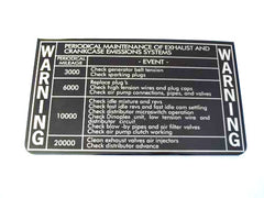 Air Box Warning Transfer 24602090