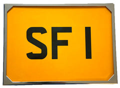Number Plate Surround