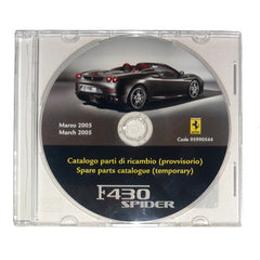 430 Spider Spare Parts Catalogue CD 95990544