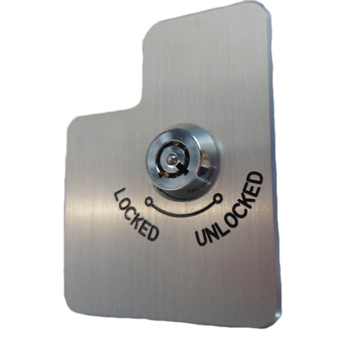 Shift Gate Lock, clear anodised