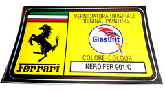 Paint Code Sticker (NERO FER 901/C) 	FER02050