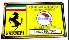 Paint Code Sticker (GRIGIO FER 700/C) 	FER02080