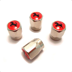 Tyre Valve Cap Set, Red Hexagonal 	70002213 (OUT OF STOCK)
