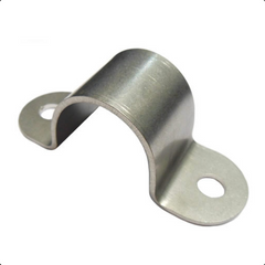 High Quality Front Torsion Bar 'D' Rubber Bracket Uprated: Stainless Steel To be used with 108746 (308: All) 	106577S