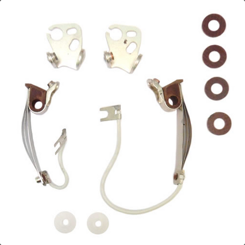 4-Spring Ignition Points, both pairs Includes: - 1 x 4-spring short-lead points - 1 x 4-spring long-lead points (308: GT4, GTB/S); (208: GT4)FER17040 (ON BACK ORDER NOT AVAILABLE)