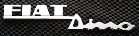"FIAT Dino" Rear Script	FIA02020