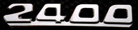 "2400" Rear Chrome Badge	FIA02075