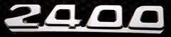 "2400" Rear Chrome Badge	FIA02075