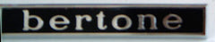 "Bertone"Badge	FIA02050