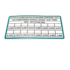 Air Conditioning Sticker	10513980