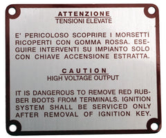Red Instruction Plate	FIA17130