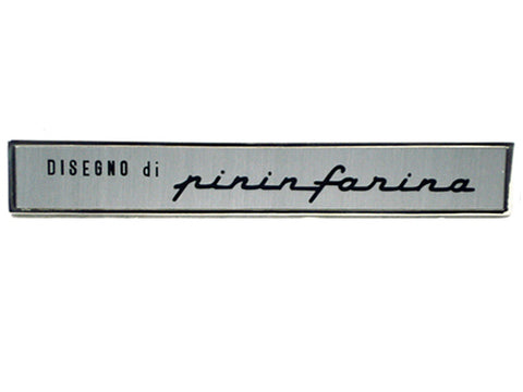 “DISEGNO di pininfarina” Side Script	20043105