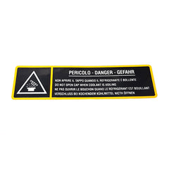 Radiator Cap Warning Sticker	212235