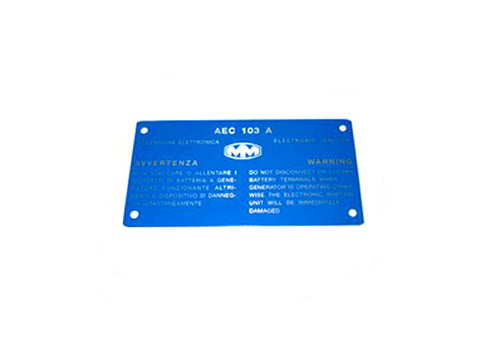 Dinoplex Small Unit Blue Instruction Plate	24602060