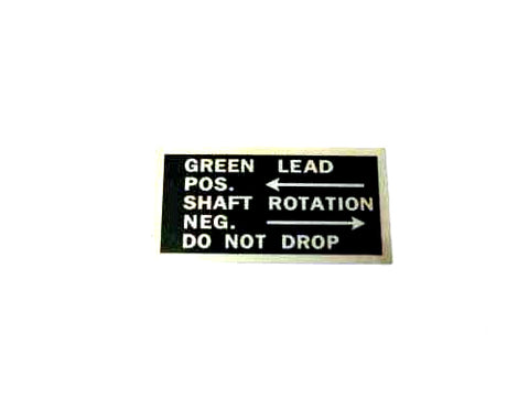 Fan Motor Sticker	24602080