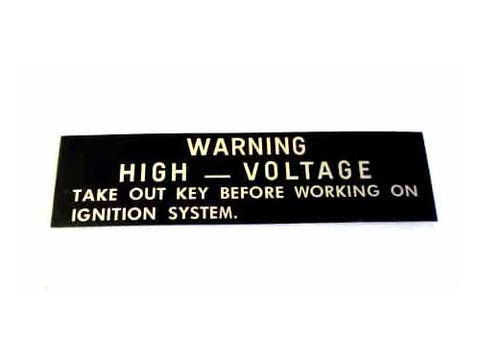 Air Box Voltage Sticker	24602085