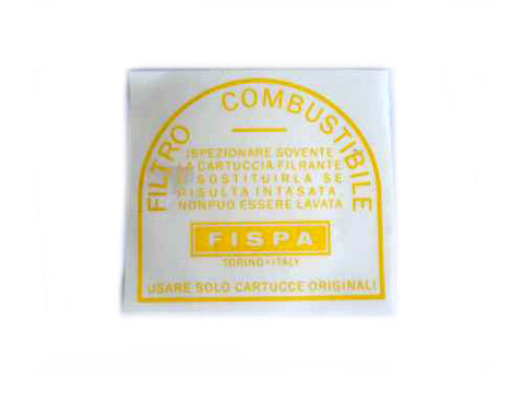 Fuel Filter Sticker	24602092