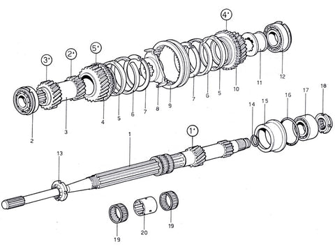Main Shaft	522446