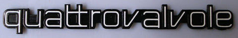 "quattrovalve" Badge	30802050