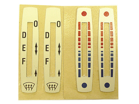 Lever Plate Label Set - GTBi	30802065