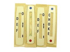 Lever Plate Label Set - GT4	30802075