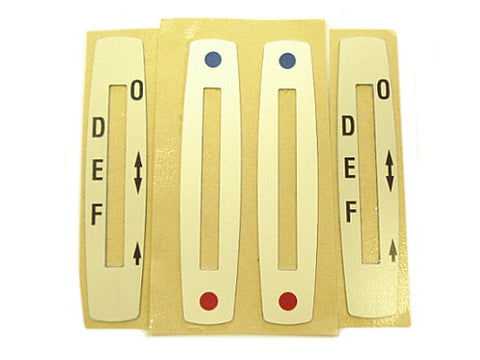 Lever Plate Label Set - 365 GTB4 Daytona	30802080