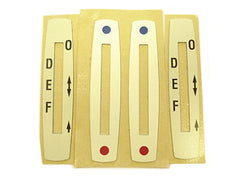 Lever Plate Label Set - 365 GTB4 Daytona	30802080