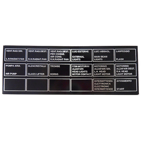 Fuse Box Label	30802095