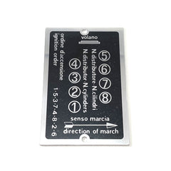 Firing Order Plate	30804020