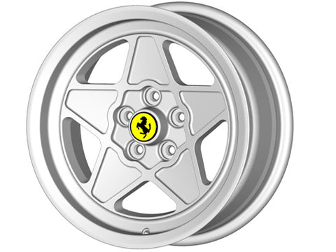16" 5 Spoke Ferrari-Style 308 Wheels, set of four Silver	30820015