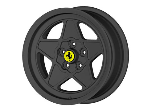 16" 5 Spoke Ferrari-Style 308 Wheels, set of four Black	30820018