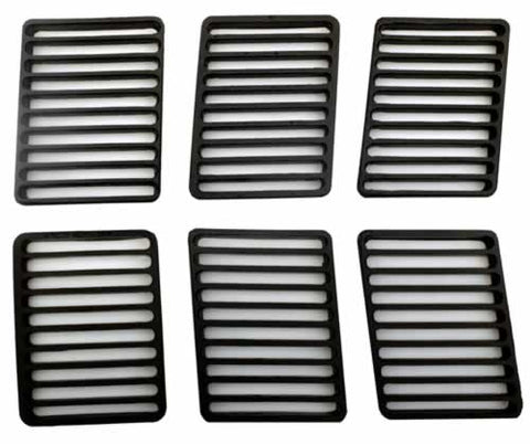 Small Air Intake Plastic Grilles, set of 6	FIA04030