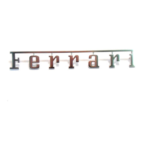 Ferrari Script Roma Show Plates
