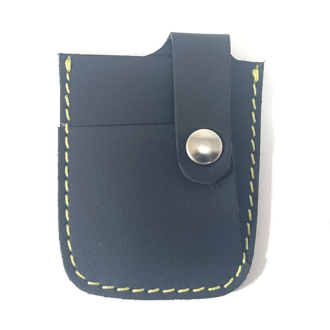 Remote Pocket Black Leather - Yellow Stitching	70007059