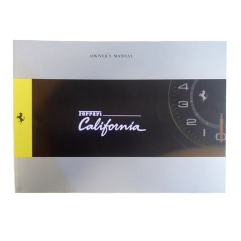 California Owners manual	82110300