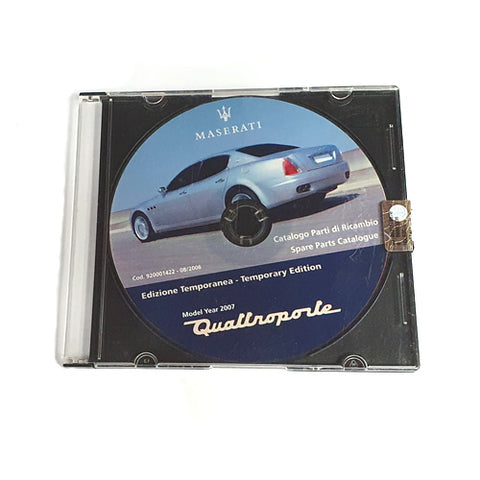 Provisional Spare Parts Catalogue 2007 CD	920001422