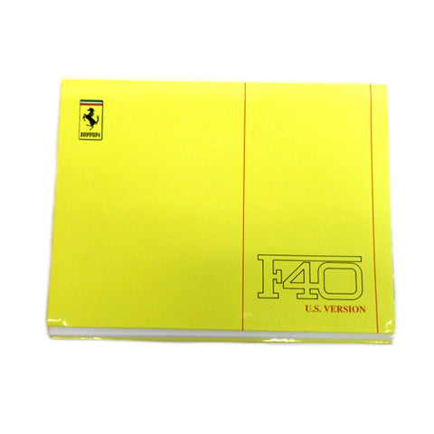 F40 Owners Manual	95990128