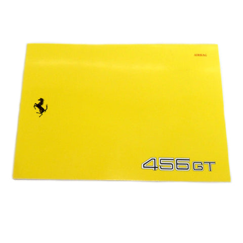 456 GT Owners Manual Supplement	95990177