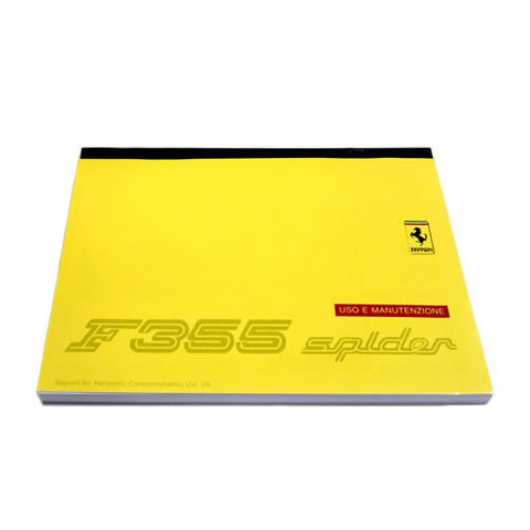 355 Spider Owners Manual	95990192