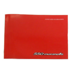 550 Maranello Consumer Information	95990307
