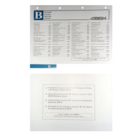 456 MGT/MGTA Workshop Manual Section B	95990352