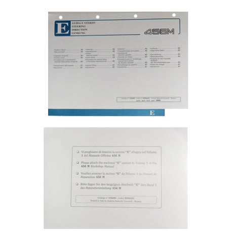 456 MGT/MGTA Workshop Manual Section E	95990355