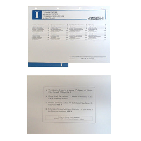 456 MGT/MGTA Workshop Manual Section I	95990359