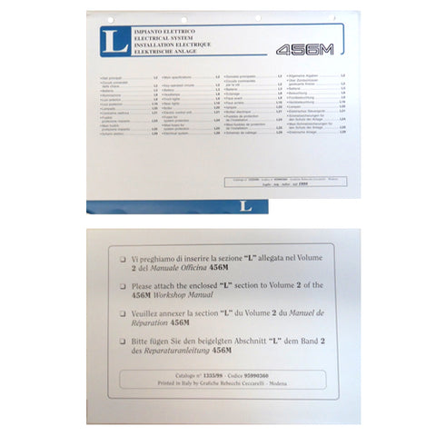 456 MGT/MGTA Workshop Manual Section L	95990360