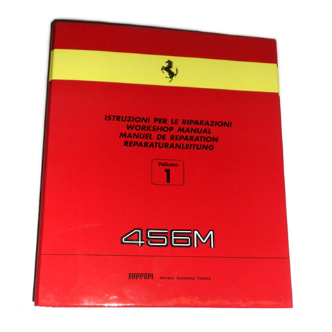 456 M Workshop Manual Volune 1 Binder	95990362