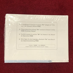 F355 Workshop Manual F1 Gearbox Supplement D1	95990373