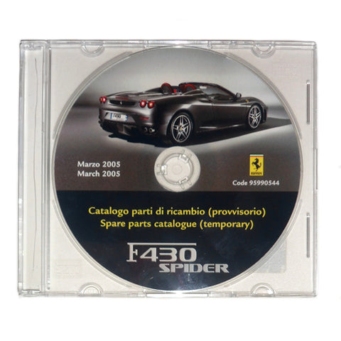 430 Spider Spare Parts Catalogue CD	95990544