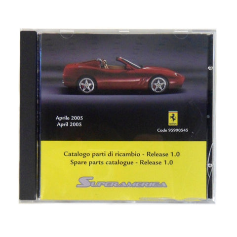 575 Superamerica Spare Parts Catalogue CD	95990545