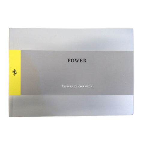 Power Guarantee Leaflet	95990601